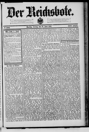 Der Reichsbote vom 21.06.1901
