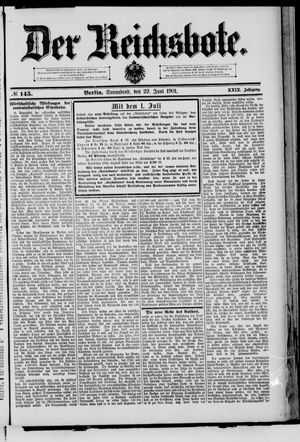 Der Reichsbote vom 22.06.1901