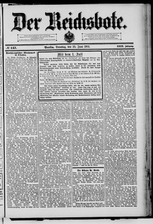 Der Reichsbote vom 25.06.1901