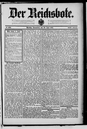 Der Reichsbote vom 29.06.1901