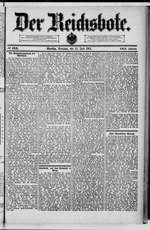 Der Reichsbote vom 14.07.1901