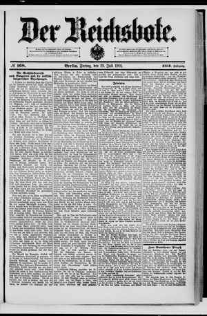 Der Reichsbote vom 19.07.1901
