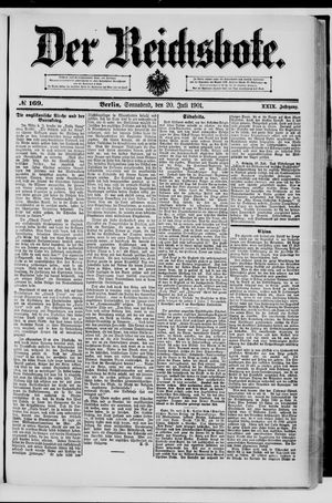 Der Reichsbote vom 20.07.1901