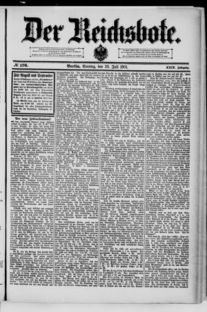 Der Reichsbote vom 28.07.1901