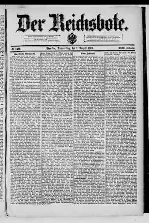 Der Reichsbote vom 01.08.1901