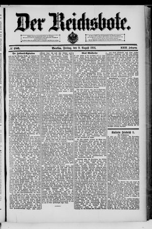 Der Reichsbote vom 09.08.1901