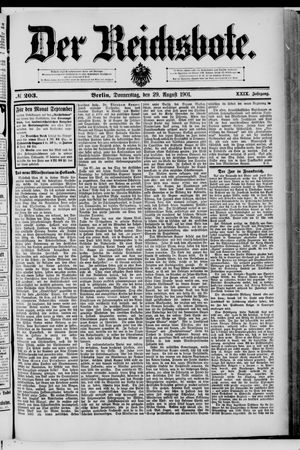 Der Reichsbote vom 29.08.1901
