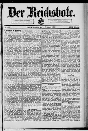 Der Reichsbote vom 01.09.1901