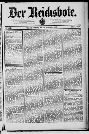 Der Reichsbote vom 24.09.1901