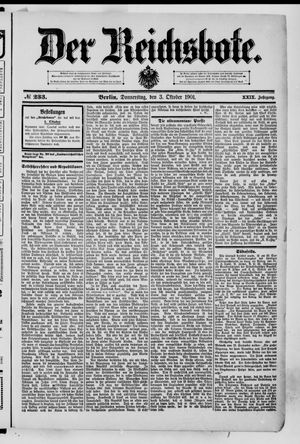 Der Reichsbote vom 03.10.1901