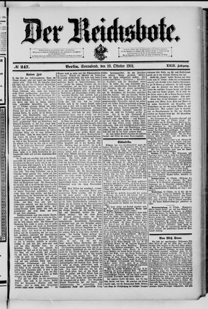Der Reichsbote vom 19.10.1901