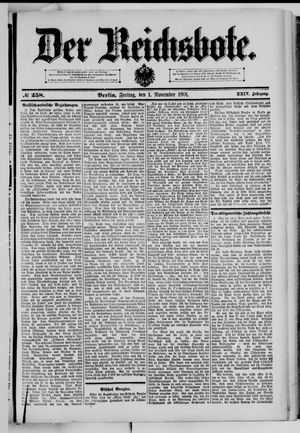 Der Reichsbote vom 01.11.1901