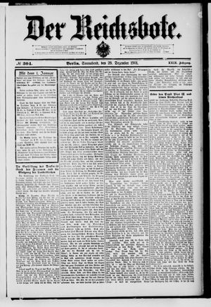Der Reichsbote vom 28.12.1901