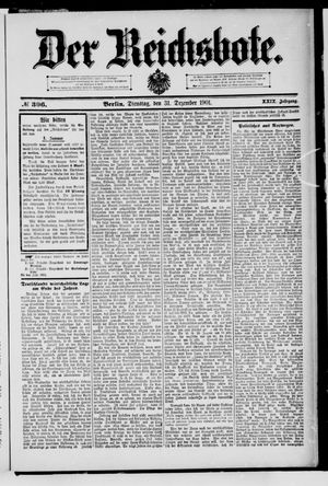 Der Reichsbote vom 31.12.1901