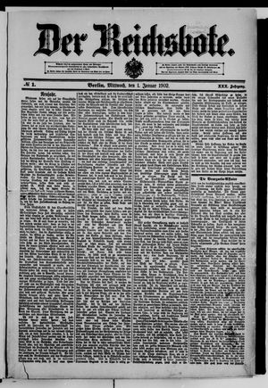 Der Reichsbote vom 01.01.1902