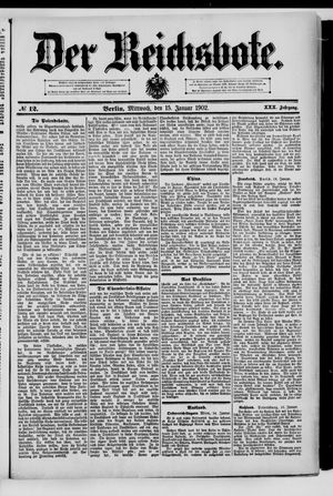Der Reichsbote vom 15.01.1902
