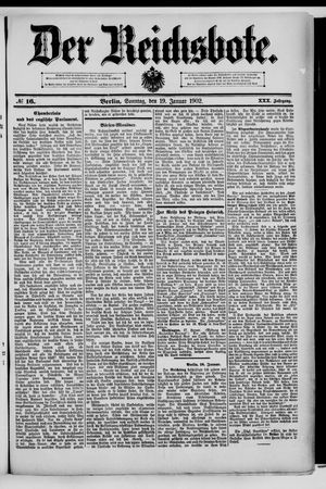 Der Reichsbote vom 19.01.1902