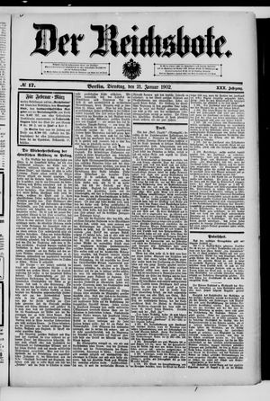 Der Reichsbote on Jan 21, 1902