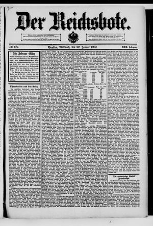 Der Reichsbote vom 22.01.1902