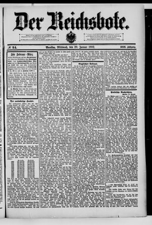 Der Reichsbote vom 29.01.1902