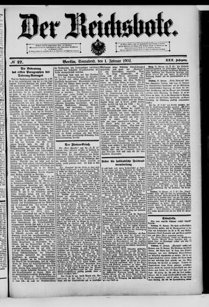 Der Reichsbote on Feb 1, 1902