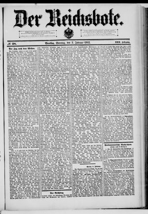 Der Reichsbote vom 02.02.1902