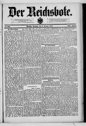 Der Reichsbote vom 09.02.1902