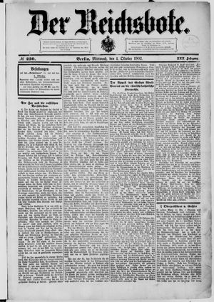 Der Reichsbote vom 01.10.1902