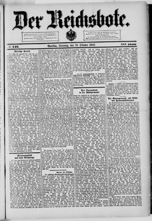 Der Reichsbote vom 19.10.1902