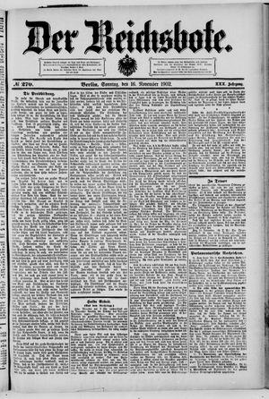 Der Reichsbote on Nov 16, 1902
