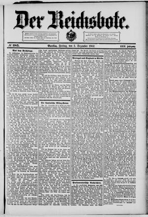 Der Reichsbote vom 05.12.1902