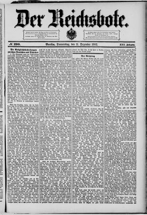 Der Reichsbote on Dec 11, 1902