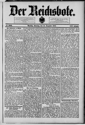 Der Reichsbote vom 14.12.1902