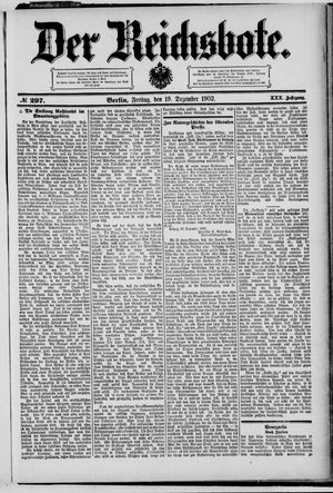 Der Reichsbote vom 19.12.1902