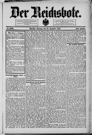 Der Reichsbote vom 28.12.1902