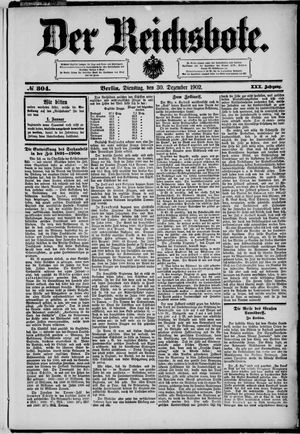 Der Reichsbote vom 30.12.1902
