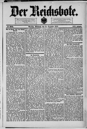 Der Reichsbote vom 31.12.1902
