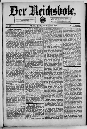 Der Reichsbote vom 18.01.1903