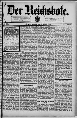 Der Reichsbote vom 28.01.1903