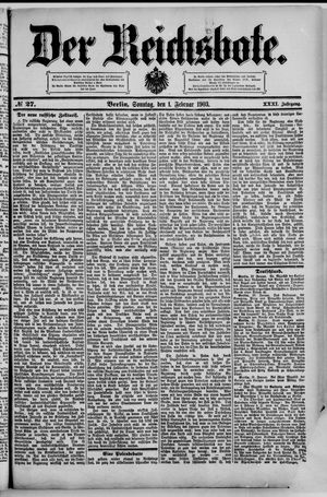 Der Reichsbote vom 01.02.1903