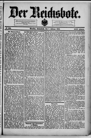 Der Reichsbote on Feb 7, 1903