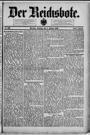 Der Reichsbote vom 08.02.1903
