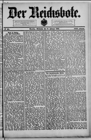 Der Reichsbote vom 18.02.1903