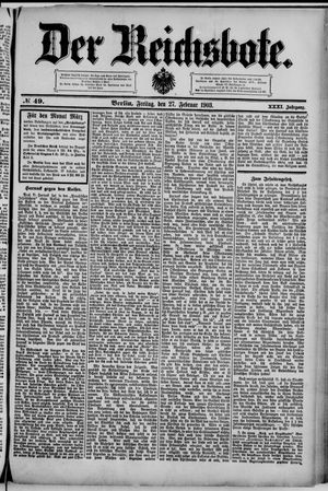 Der Reichsbote vom 27.02.1903