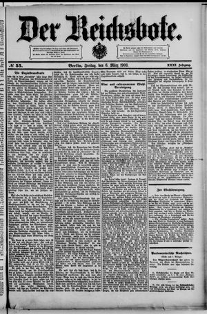 Der Reichsbote on Mar 6, 1903