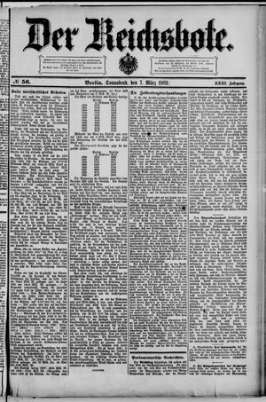 Der Reichsbote vom 07.03.1903