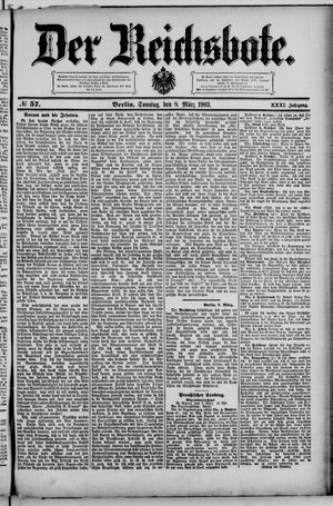 Der Reichsbote vom 08.03.1903