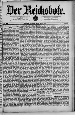 Der Reichsbote vom 11.03.1903