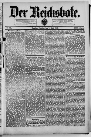 Der Reichsbote on Apr 7, 1903