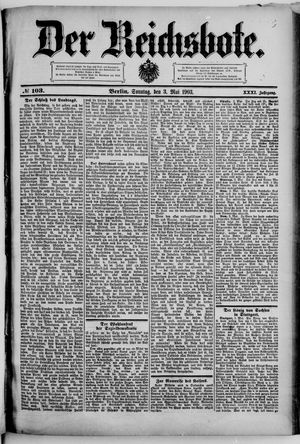 Der Reichsbote on May 3, 1903